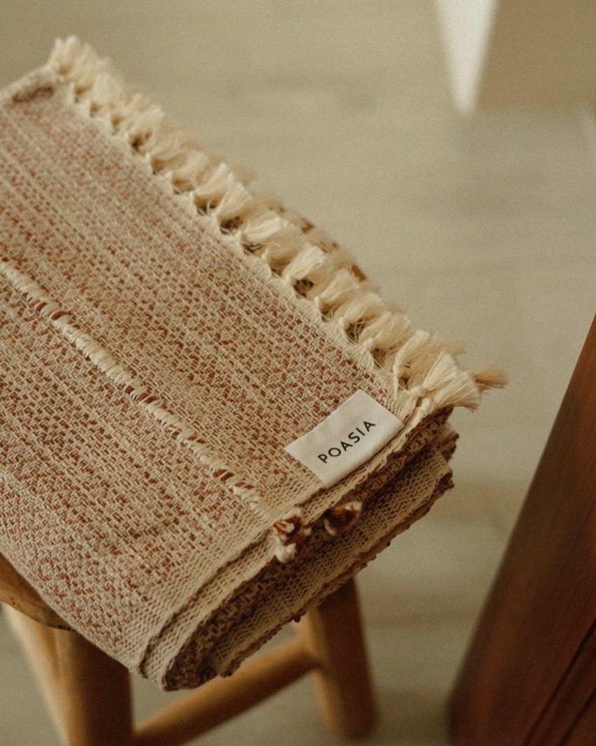 Kaun | Handwoven Throw (Camel)