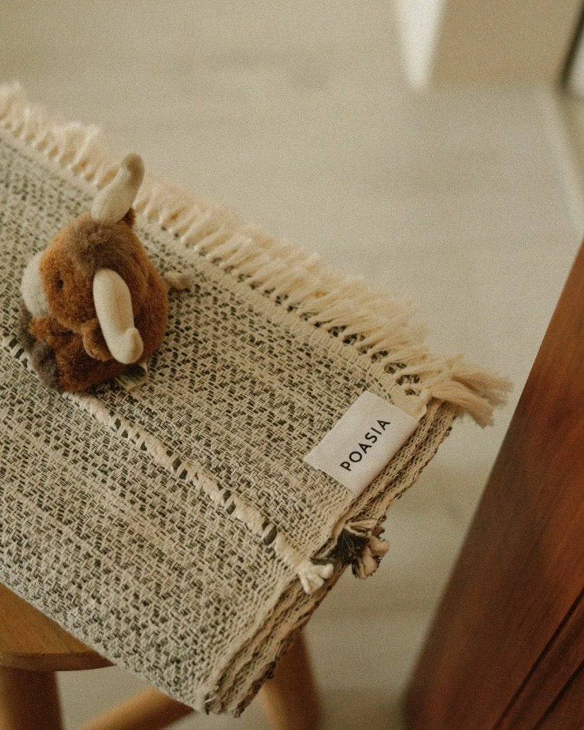 Kaun | Handwoven Throw (Gray)