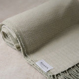 Kampong | Handwoven throw (Pastel green)