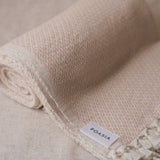 Kep | Handwoven throw (Pale Pink)